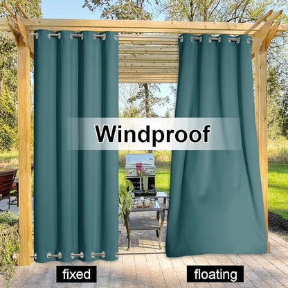 NICETOWN 2 Panels Outdoor Curtains - Image 4