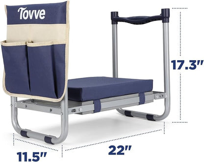 Tovve Foldable Garden Kneeler and Seat, Heavy Duty Garden Stool - Image 2