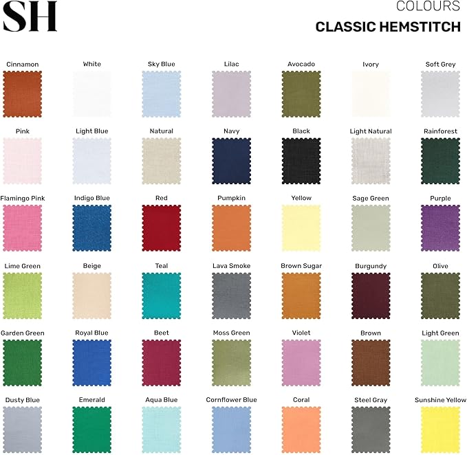 Solino Home Linen Black Table Runner 156 Inches Long - 100% Pure Linen Extra Long Table Runner 14 x 156 Inch for Spring, Easter - Classic Hemstitch
