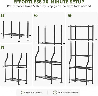 Livilord 5-Tier Plant Stand Indoor Outdoor, Waterproof Corner Garden Rack - Image 8