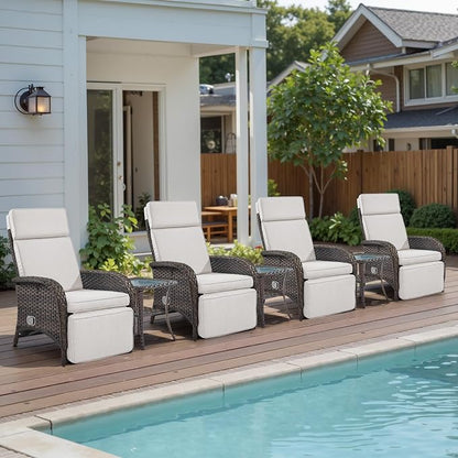 7 Piece Wicker Patio Furniture Set - Image 2