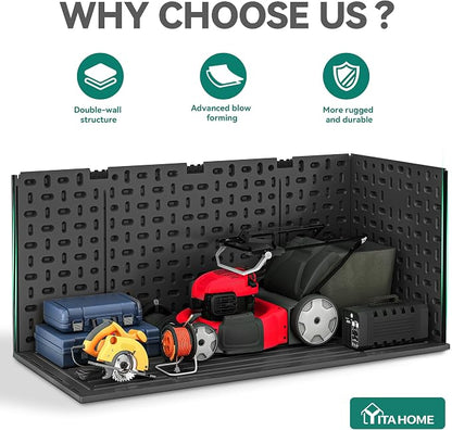 YITAHOME 320 Gallon Double-Wall Deck Box - Image 2