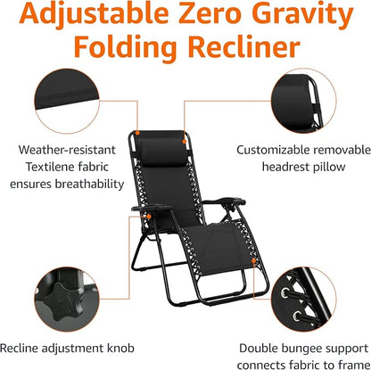 Amazon Basics Zero Gravity Lounge Chair - Image 5