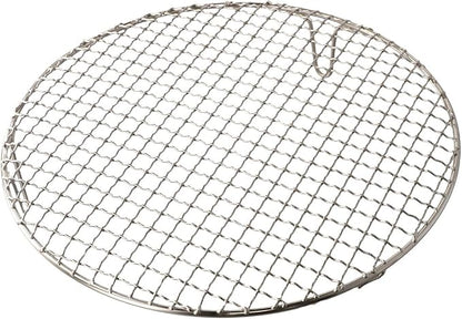 Stainless Steel BBQ Grill Grid with Legs, Round Grid Cooking Net, Even Heating for Outdoor Camping and Home Barbecue(30.5cm)