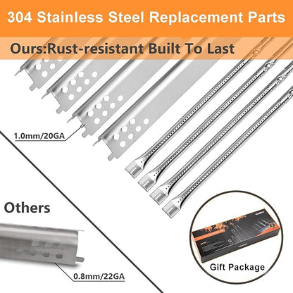 Hisencn Grill Replacement Parts for Charbroil Performance 463347519, 463347518 463377017, 463361017, 304 Stainless Steel Grill Parts for Char-Broil 463275517, 463376117, 463377117, 463376018P2