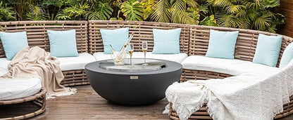 All Fire Table Pit Wind Screens and Stainless Steel Buner Lid from ELEMENTI | ELEMENTI Plus and MODENO (Burner Lid, Round 26.5" SS Lid - 126D)