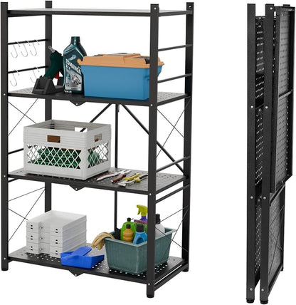 4 Tier Greenhouse Shelving Unit, Plant Stand, 1 Pack, No Assembly Required by INTERHUT