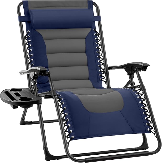 Best Choice Products Oversized Padded Zero Gravity Chair, Folding Outdoor Patio by Unknown