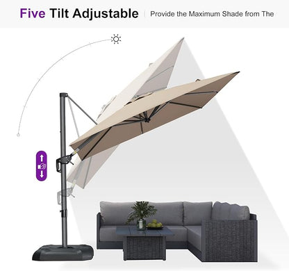 PURPLE LEAF Outdoor Umbrella - Image 7