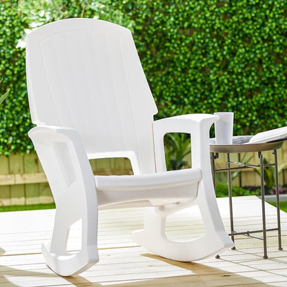 Rockaway Heavy Duty All Weather Rocking Chair, 3 Pack | Polyethylene Outdoor - Image 2