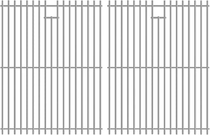 Stainless Steel Cooking Grates for Traeger Woodridge Pellet Grill, Grill Grids Compatible with Traeger Sear Grate, Grill Grates Replacement Parts for Traeger Grill Accessories,2 Pack
