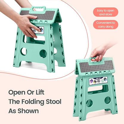 Delxo Folding Step Stool 13 Inch, 300 Lbs Step Stool - Image 8