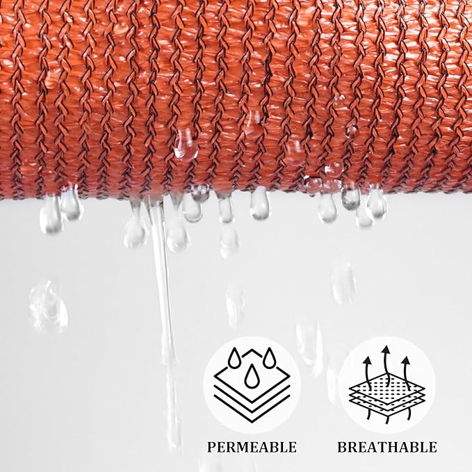 Shade&Beyond Custom Sun Shade Sail 14'x17'x22' Triangle Sun Sail Shades Patio - Image 3