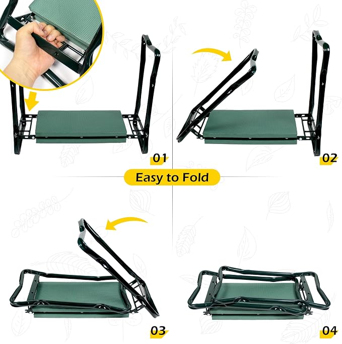 MaxWorks 50921 Folding Garden Kneeler Stool - Image 7