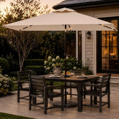 6.5 x 10ft Rectangular Patio Umbrella - Image 9