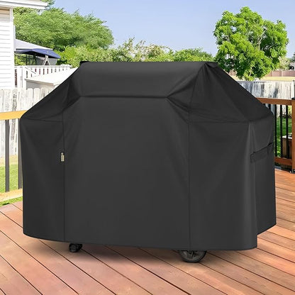Arcedo Grill Cover 65 Inch Compatible with Weber Genesis II 400 Series and LX 400 Series Gas Grill, Waterproof Heavy Duty Outdoor 4 Burner Fade Resistant BBQ Cover, Compared to 7131