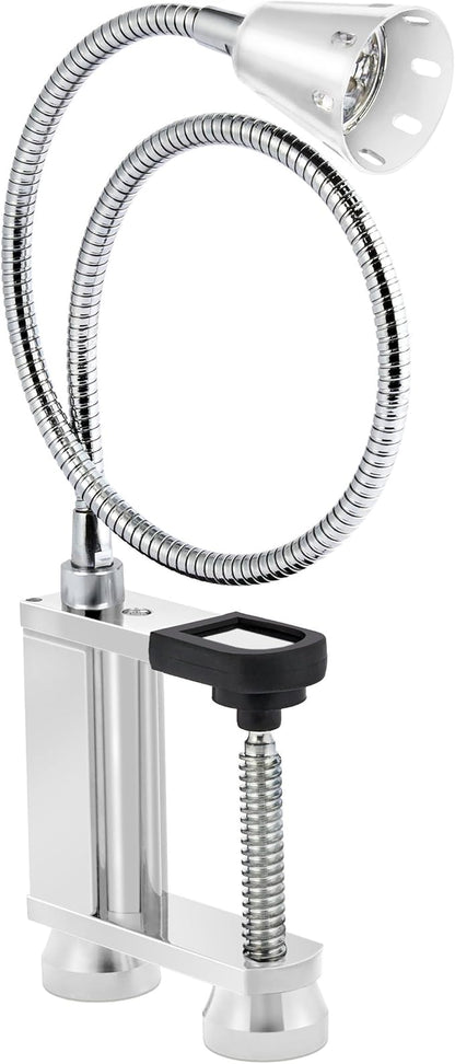 BBQ Grill Lights Magnetic Base Super-Bright LED Lights-360 Degree Flexible Gooseneck, Weather Resistant, Task Lighting Barbecue Grilling Gifts for Men Dad Husband (Silver, 1 Pack)