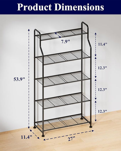Kitsure 5-Tier Plant Stand Indoor & Outdoor, or Garden, Plant Shelves - Image 2