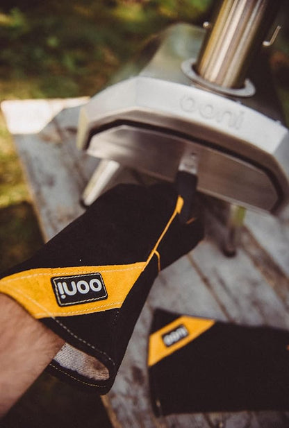 Ooni Grill Gloves - Heat and Fire Resistant, Protective Heat Proof Gloves Perfect for Outdoor Cooking, Grill, Fireplace, Barbecue or Pizza Oven