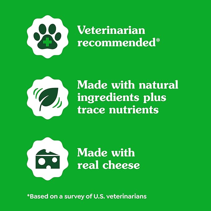 Greenies Pill Pockets for Dogs, Large Size Soft Dog Treats, Cheese Flavor, 7.9 oz. Pouch