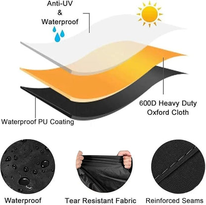 Pizza Oven Cover for Blackstone 2238 2379 Leggero Tabletop Pizza Oven, Heavy-Duty Waterproof Portable Outdoor Grill Cover for Blackstone 5967 Table Top Accessory