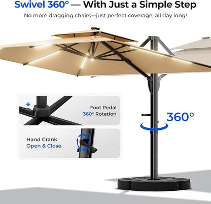 Rectangular Patio Umbrella - Image 5
