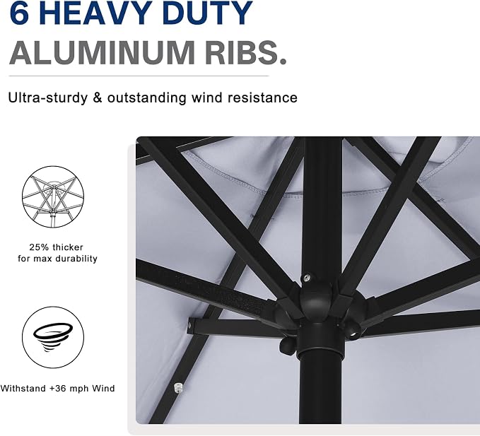 ABCCANOPY Solar Led Patio Umbrella - Image 6