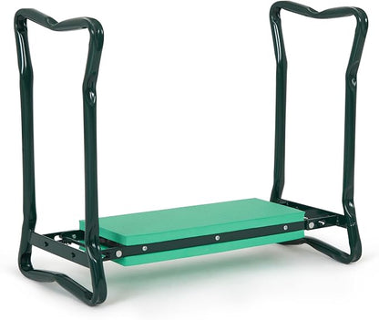 Backyard Expressions Garden Kneeler & Seat – 2-in-1 Garden Stool and Kneeler by BackyardExpressions
