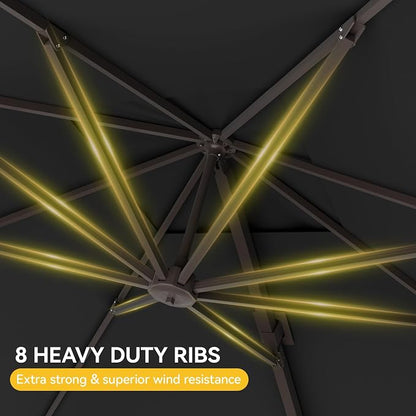 10x10FT Cantilever Outdoor Umbrella - Image 6