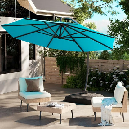 11FT All Aluminum Cantilever Patio Umbrella - Image 6