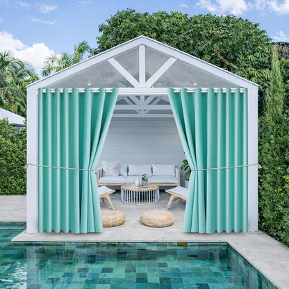 Waterproof Outdoor Curtain W105 x L108 by DivaenCamino