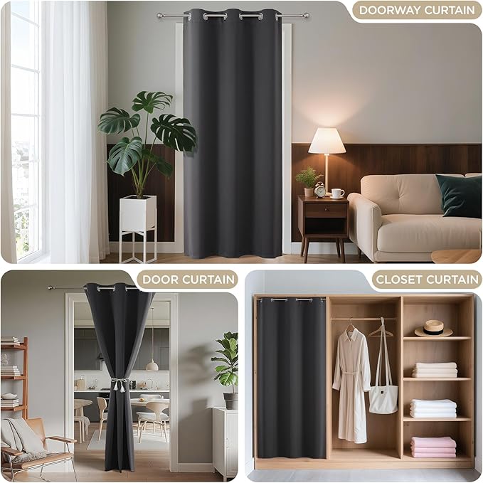 Joydeco Door Curtain Blackout Curtains - Image 4