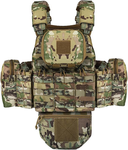 YAKEDA Outdoor Removable CS Training Vest, Molle Breathable Training Quick Adjustable Game Vest