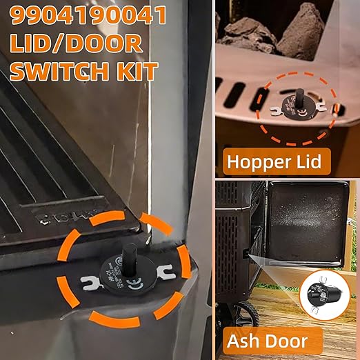 Control Panel for masterbuilt gravity Series 560/800/1050 Outdoor Smoker Grills, Non-wifi & Bluetooth, Power Adapter, Digital Controller Board, Replace 9904190036, 9904200043, 9904200004 Parts