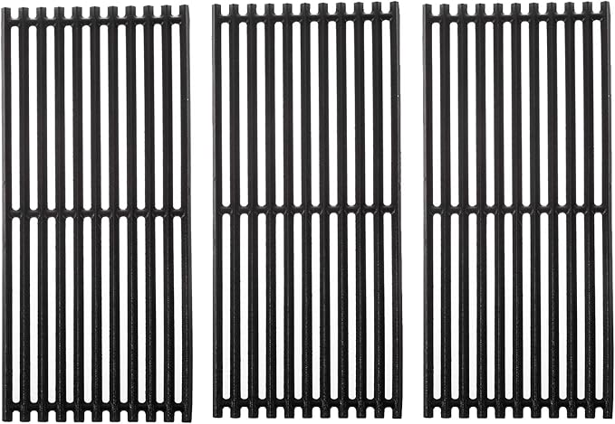 BBQ Future 17" Grill Grates Replacement Parts for Charbroil Commercial TRU-Infrared Gas Grills 463355220 463242516 463243016, Cast Iron Cooking Grid for Charbroil 463243016 463246018 G474-0017-W1
