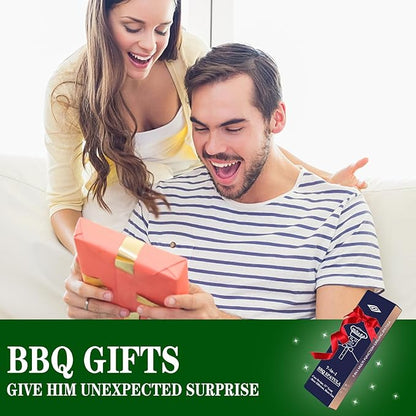 BBQ Gift for Men Dad Husband, Fathers Day Birthday Gifts, 7 in 1 Grill Spatula, Fun BBQ Accessories, Funny Grill Spatula for Outdoor Cooking, Outdoor Cooking Camping Multifunctional Tool