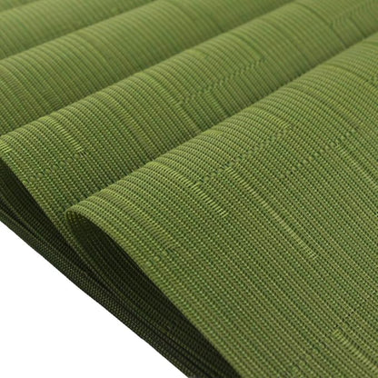 Vinyl Placemats,Washable Table Mats Easy to Clean Woven Placemats for Dining Table Set of 4(Sage Green)