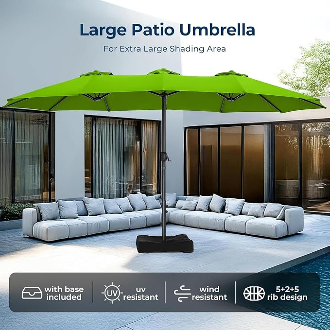 Rectangular Patio Umbrella - Image 7