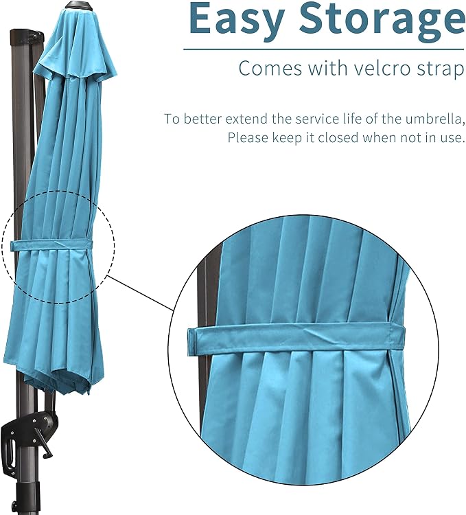 PURPLE LEAF Cantilever Umbrella - Image 9