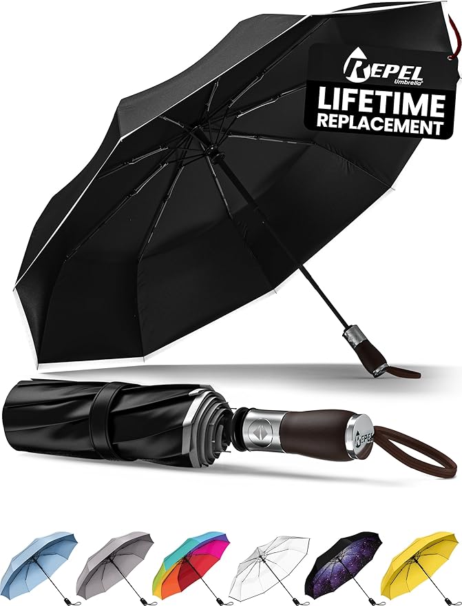 Windproof Travel Umbrella by RepelUmbrella