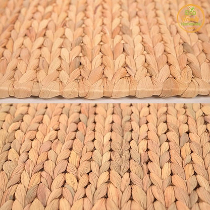 Boho Place Mats Set of 8, Square Table Mats Set of 8, Woven Placemats for Round Table, Chargers for Dinner Plates, Woven Chargers, Home Plate Mat, Outdoor Placemats, Manteles Individuales De Mesa