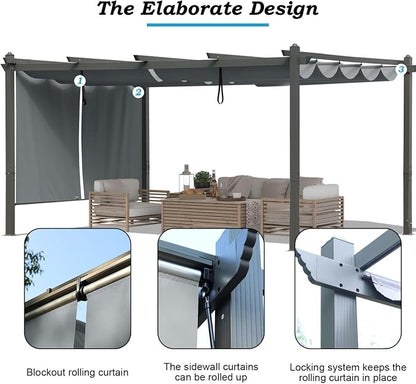 12 x 14 ft Outdoor Pergola - Image 4