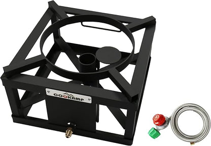 High-Pressure Single Burner Propane Stove With Jet Burner - Perfect for Backyard Cookouts,Tailgating, and So Much More!SA1050