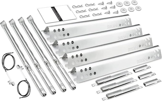 Grill Replacement Parts for Charbroil Performance 463342119, 463335517, 463347017, 463332718, 304 Stainless Steel Grill Parts for Char-Broil 463342118, 463376017, 463332718, 16 15/16" Heat Plate