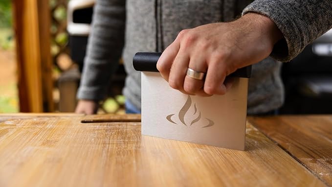 HALO Dough Cutter, works with the Versa 16 outdoor pizza oven, pizza dough baking and cooking accessory