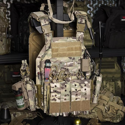 YAKEDA Quick Release Tactical Outdoor Vest for Adult