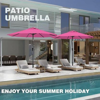 9 FT Patio Umbrella for Outdoor, Outdoor Table Umbrella - Image 8