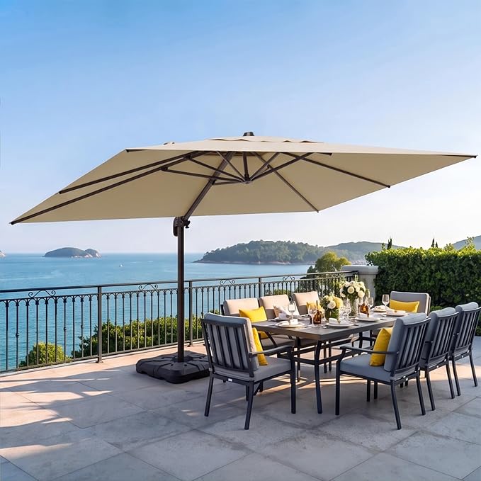 9x12 FT Patio Cantilever Umbrella - Image 7