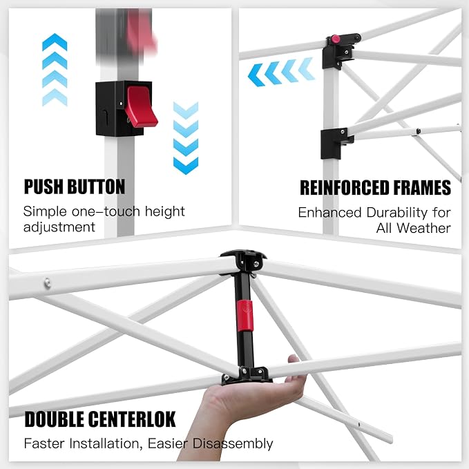 COBIZI 12x20 Pop Up Canopy Tent - Image 3