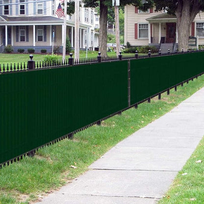 Sunnyglade 4 feet x 150 feet Privacy Screen Fence Heavy Duty Fencing Mesh Shade Net Cover for Wall Garden Yard Backyard (Green, 4 ft X 150 ft)